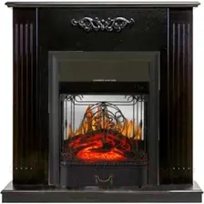 Каминокомплект Смолком Lumsden  Majestic-s Lux BL LT (темный орех)