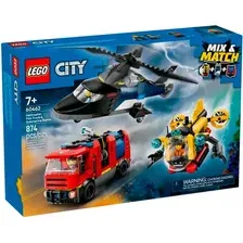 Конструктор Lego City Вертолет, пожарная машина и подводная лодка 60462