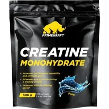Креатин Prime Kraft Monohydrate Micronized 100% Pure (500г, без вкуса, пакет)