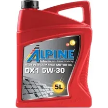 Моторное масло Alpine DX1 5W-30 5л