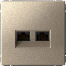 Розетка Systeme (Schneider) Electric ArtGallery GAL000588 (шампань)