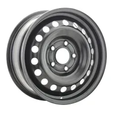 Штампованный диск ТЗСК KIA Soul 17x7" 5x114.3мм DIA 67.1мм ET 50мм Черный глянец