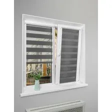 Шторы день-ночь Sundays Home UNI-2 LB 11-10 57х160 (серый, левая)