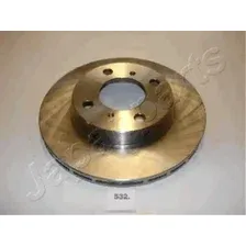 Тормозной диск JAPANPARTS DI-532 вентилируемый , передняя ось