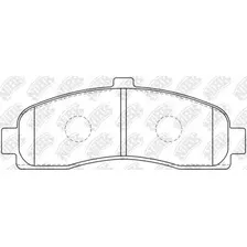 Тормозные колодки дисковые передняя ось NIBK PN2191