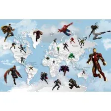 Фотообои листовые Citydecor Superhero 3 (400x260)