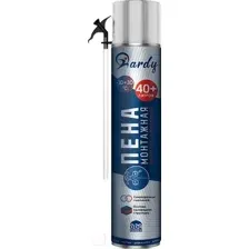 Пена монтажная HARDY 40 Бытовая Всесезонная (1л)