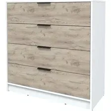 Комод Интерлиния Концепт КТ-К100 (дуб серый/белый платинум)
