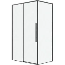 Душевой уголок Grossman Galaxy 120x90x195 120.K33.01.1290.21.02 (черный матовый/шиншилла стекло)