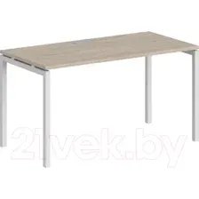 Письменный стол Norden 120x70x75 / SG.204.OL.44.WH (белый/дуб светлый)