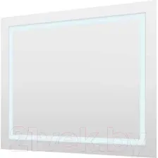 Зеркало Пекам Astra 1 80x60 / astra1-80x60dpcl (с подсветкой, сенсором на взмах руки, часами и подогревом)