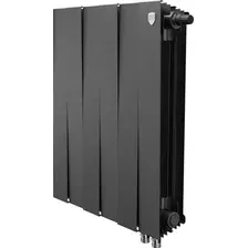 Биметаллический радиатор Royal Thermo PianoForte 500 Черный VR80 - 6 секций