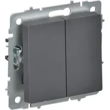 Выключатель IEK Brite BR-V23-0-10-K53 (графит)
