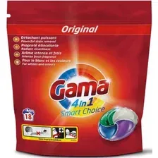 Капсулы для стирки Gama Универсальный 4 в 1 Smart Choice 18 шт