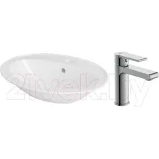 Умывальник Cersanit Calla 54 S-UM-Cl/1-w + 63020