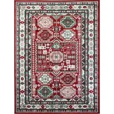 Ковер для жилой комнаты Merinos Darga F667-STAN-RED-CREAM (1.5x2.3)