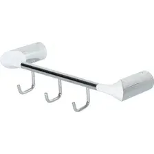 Крючок для ванны Swensa Lock SWR-6600-10-CRM (белый/хром)