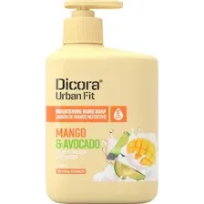 Мыло жидкое Dicora Mango & Avocado с витамином Е (500мл)