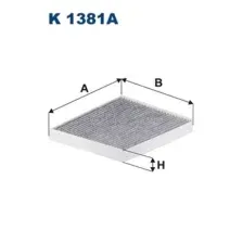 Фильтр салонный FILTRON K1381A
