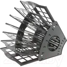Лоток для бумаг Darvish DV-7549 (серый)