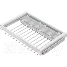 Вешалка выдвижная Starax S-6712-W (белый)
