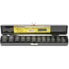 Набор трещотка с головками Partner PA-4121MPB (12 предметов)