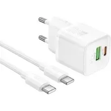 Сетевое зарядное Hoco N65 USB Type-C (белый)
