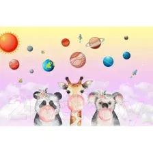 Фотообои листовые Citydecor Bubble Gum 7 (400x260см)