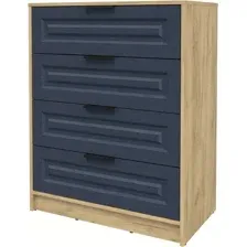 Комод Интерлиния Концепт КТ-К80 Деко (дуб золотой/дуб королевский)