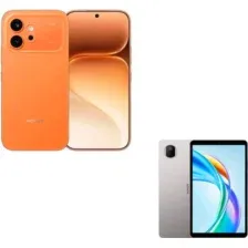 Смартфон HONOR 600 8GB/256GB + Планшет Pad X7 4GB/128GB LTE (оранжевый/серый)
