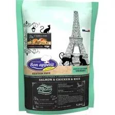 Сухой корм для кошек BON APPETIT Urinary курица и лосось 1,5 кг 