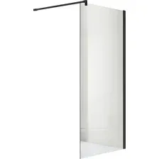 Душевая стенка Aquatek AQ WIW 09020BL 90x200 (черный/прозрачное стекло)