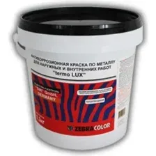 Краска Zebracolor Термо Люкс (1.3кг, белый)