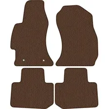 Комплект ковриков для авто Alicosta Subaru Forester (suv / SJ) 2012 - 2019 (коричневый, сота)