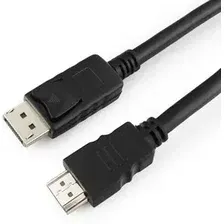 Кабель CABLEXPERT CC-DP-HDMI-6, 1.8м, 20M/19M, черный