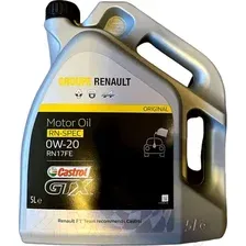 Моторное масло Castrol Renault GTX 0W20 RN17 FE / 7711943674 (5л)