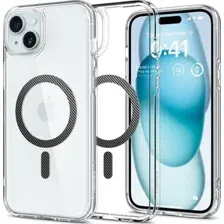 Чехол для телефона Spigen Ultra Hybrid (MagFit) для iPhone 15 ACS06805 (черный)
