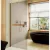 Душевая стенка MaybahGlass 99x195 MGD-1460-3ш (бронзовое матовое стекло/золото)