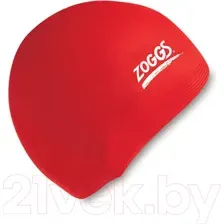 Шапочка для плавания ZoggS Silicone Cap Red / 300774 (красный)