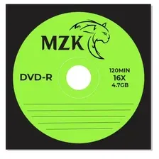 DVD-R диск MZK 4.7Gb