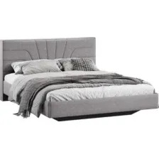Кровать Трия Пандора с ПМ 160x200 Тип 1 (микрошенилл Relax Mocco)