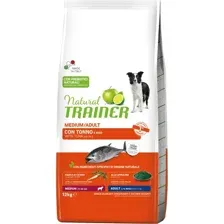 Сухой корм для собак Trainer Для средних пород с тунцом, рисом и морскими водорослями (12кг)
