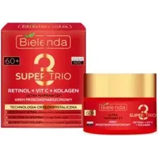  Bielenda Крем для лица Super Trio Retinol+Vit C+Kolagen 60+ день/ночь 50 мл