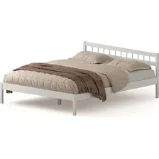 Кровать Домаклево Лето 160x200+Н4 (белый)