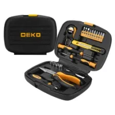 Набор инструментов 1/4" 6 граней 21 предмет DEKO TZ21 