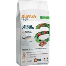 Сухой корм для собак Alleva Holistic Lamb & Venison + Hemp & Ginseng Medium/Maxi (Ягненок и оленина + конопля и женьшень) 12 кг