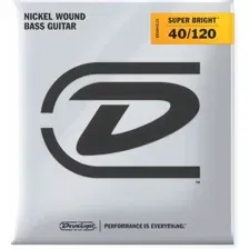 Струны для гитары Dunlop Manufacturing DBSBN40120 Super Bright Nickel 40-120