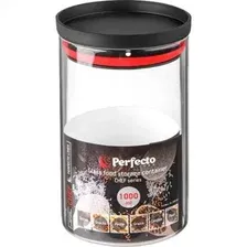 Банка стеклянная для сыпучих продуктов PERFECTO LINEA Chef 1000 мл (34-109100)