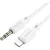 Кабель Borofone BL18 Lightning - 3.5 jack (1 м, белый)