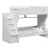 Двухъярусная кровать Капризун 6 Р443-4 с лестницей (белый)